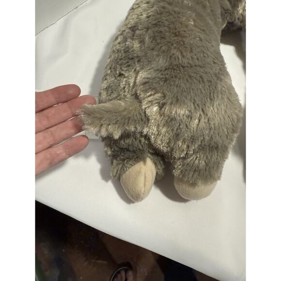 20" Sloth Neck Massager Pillow Soft Brown Plush Stuffed Animal Vibrates - Works - Picture 4 of 7